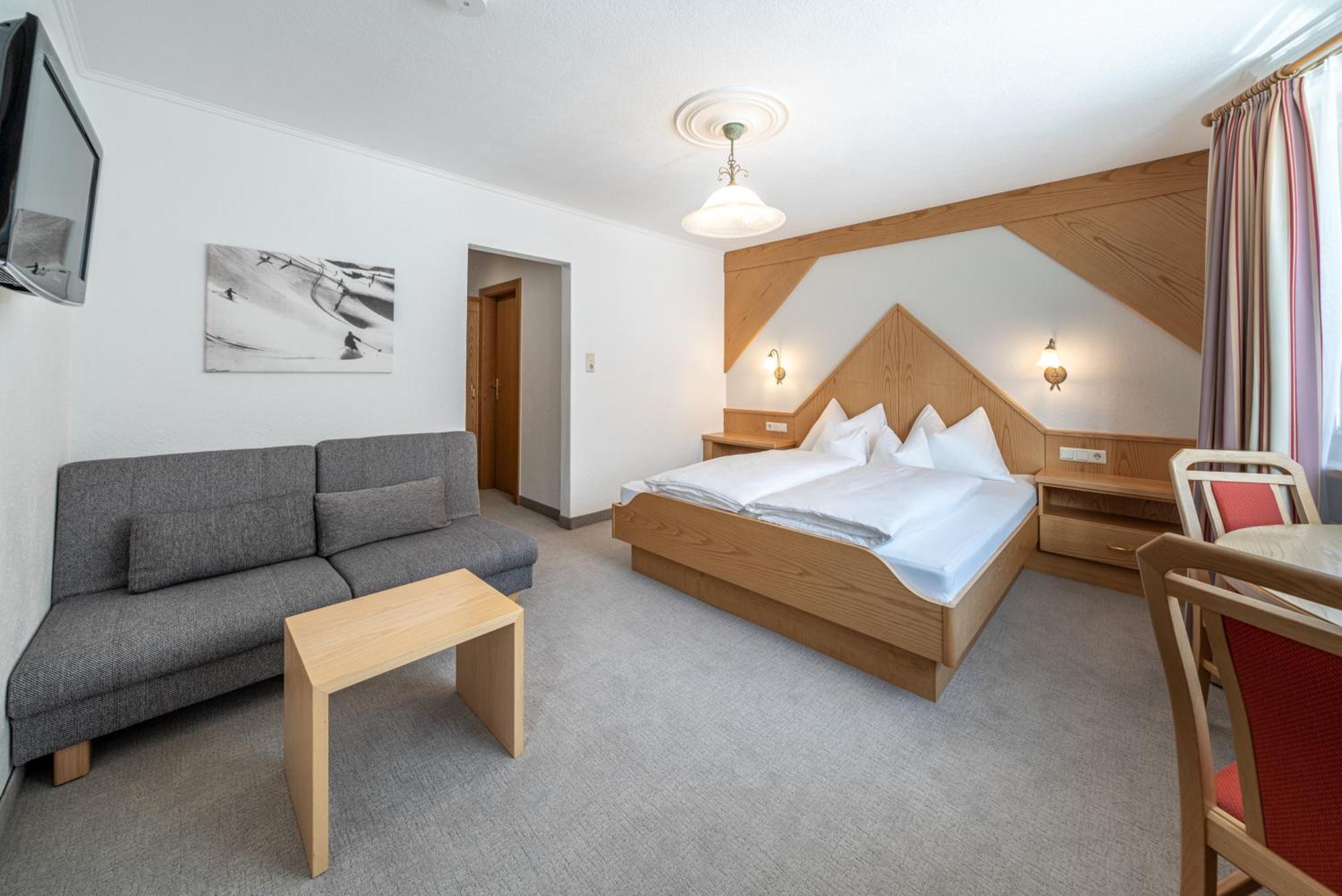 Pension Bergfrieden Обергургль Экстерьер фото